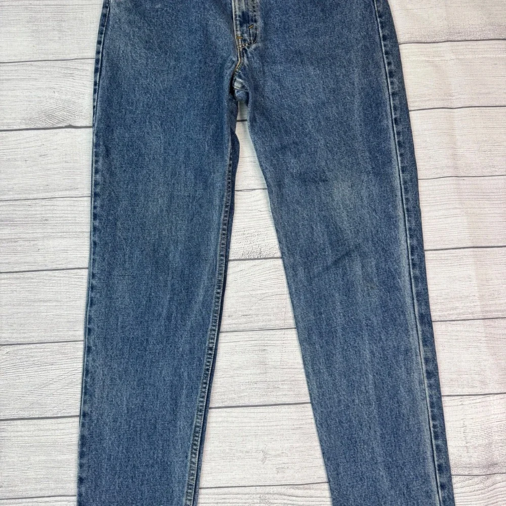 Levis 512 Slim Fit Tapered Leg Jeans Men 34x32 Medium Wash Blue Vintage USA Made